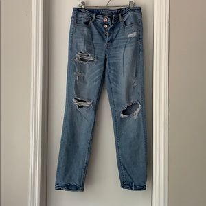 American Eagle Tom Girl Jean Size 8 Long